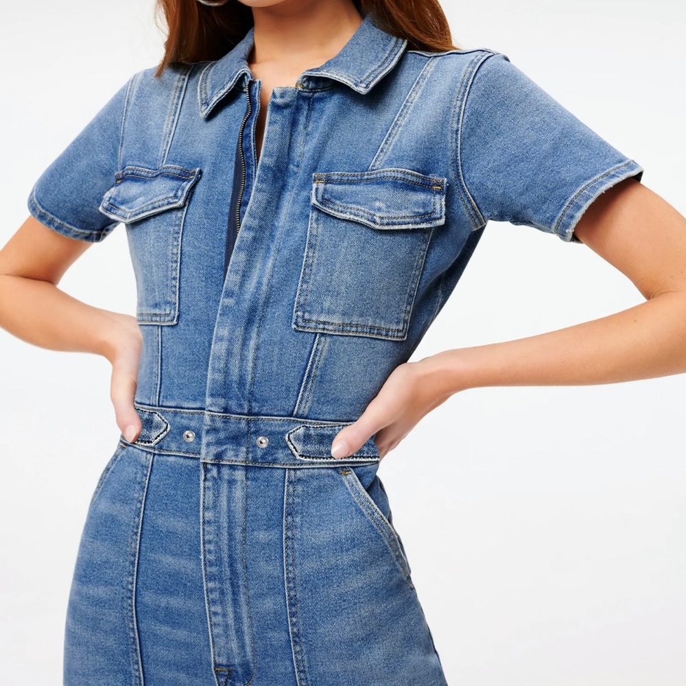 Good American Denim Jumpsuit